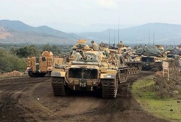 Afrin merkeze 10 kilometre kald