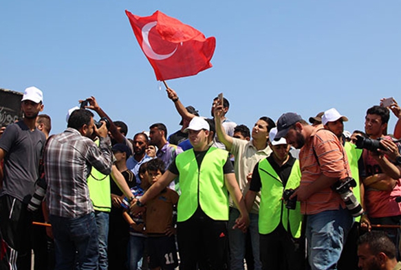 Mavi Marmara ehitleri ansna 'ablukay krma hareketi'