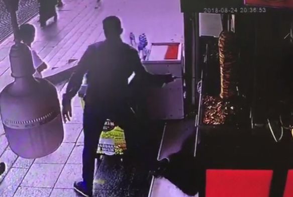 Tartt ahsn kolunu dner bayla kesti