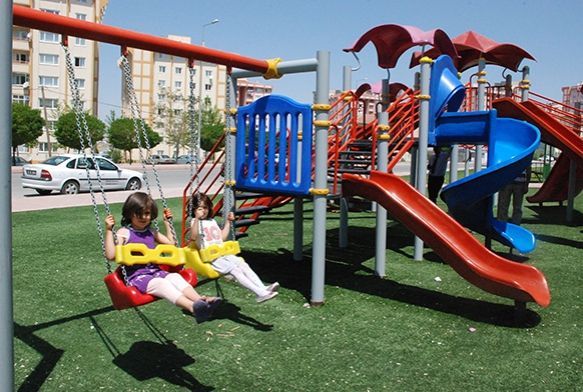 Melikgazi'de kii bana den yeil alan 13.50 metre kare 
