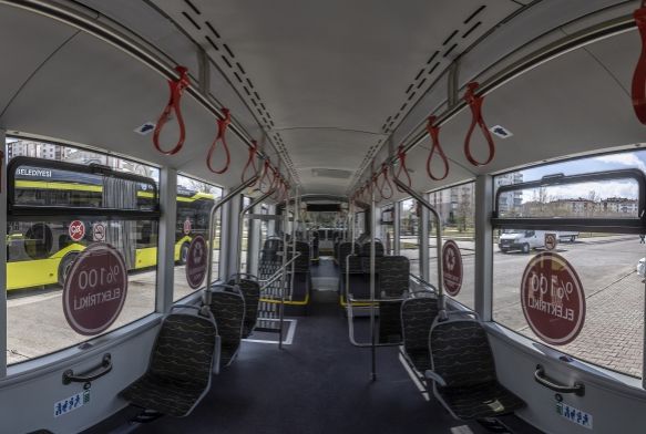 Kayseri elektrikli otobüslerle tanıştı