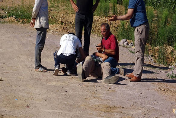 Bahede alkol tketme kavgas hastanede bitti