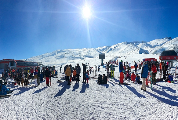 Erciyes, hafta sonu 53 ehirden 90 bin ziyareti arlad