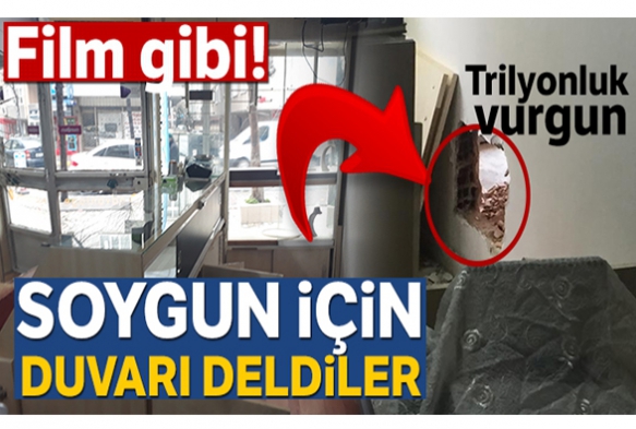 Kuyumcuda film gibi soygun: 1 trilyonluk vurgun yapp katlar