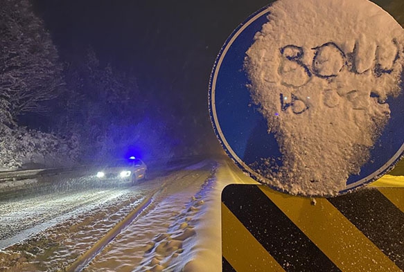 Bolu Danda youn kar ya etkili oluyor