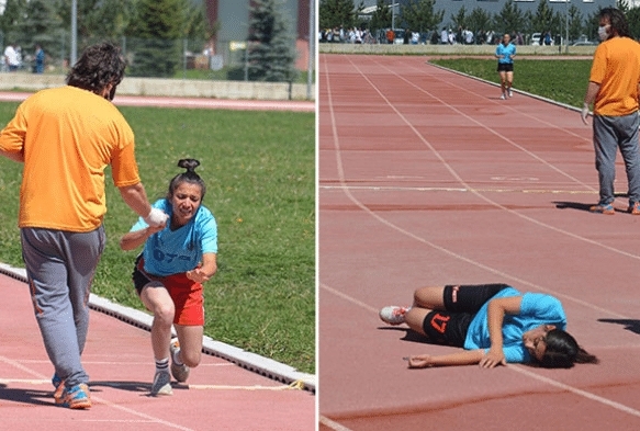 Spor Bilimleri Fakltesi'nde bayltan snav