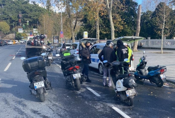 Lodosta trafie kan motosikletlilere ynelik denetim yapld