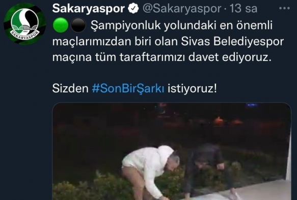 Sakaryaspor taraftarn maa byle davet etti