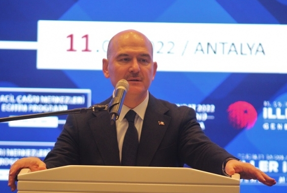 Bakan Soylu'dan 112 ar merkezi aramalar hakknda aklama