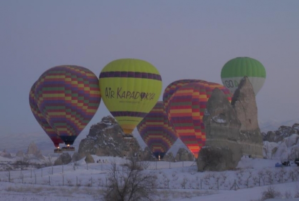 Kapadokyada ziyareti says artmaya devam ediyor