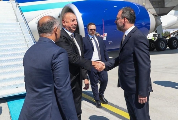 Azerbaycan Cumhurbaşkanı İlham Aliyev Konyada
