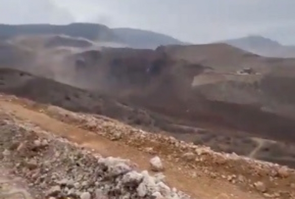 Erzincan'ın Madeninde Toprak Kayması