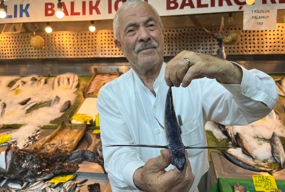 Marmara Denizi'nde Uan Balık Yakalandı