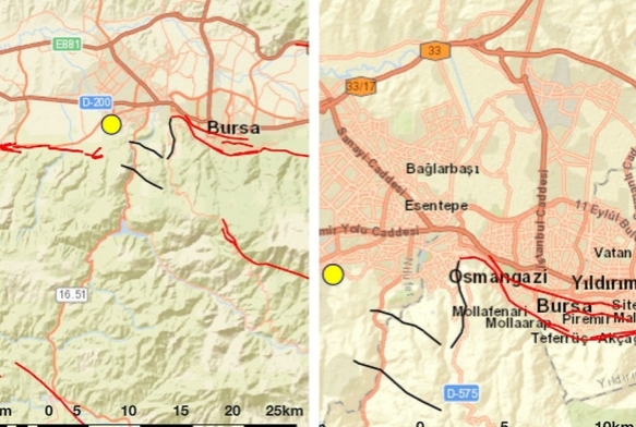 Bursa'ya Deprem Hatrlatmas...