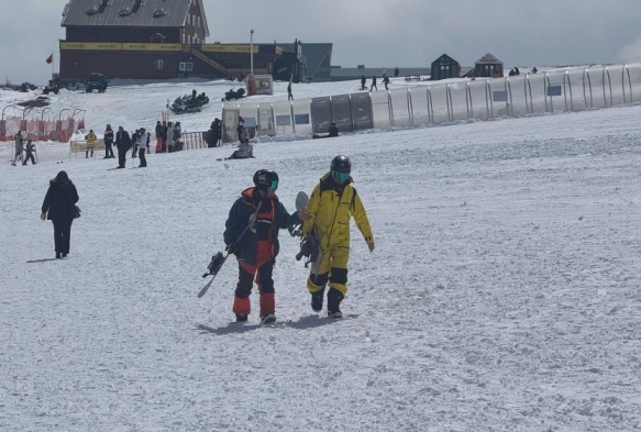 Erciyes'e kar yad, sezon uzad