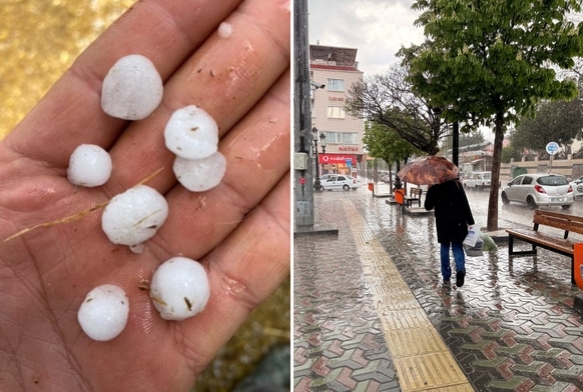 Ankara'da ceviz byklnde dolu yad