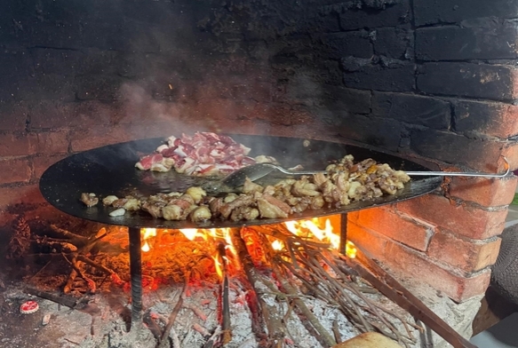 Dual gvelerden yemek iin akn akn geliyorlar
