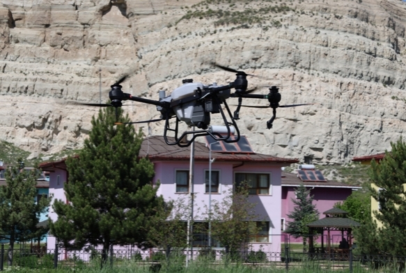 Kene kabusuna dronlu önlem