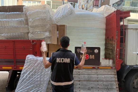 5 ton sahte alkole 1 tutuklama