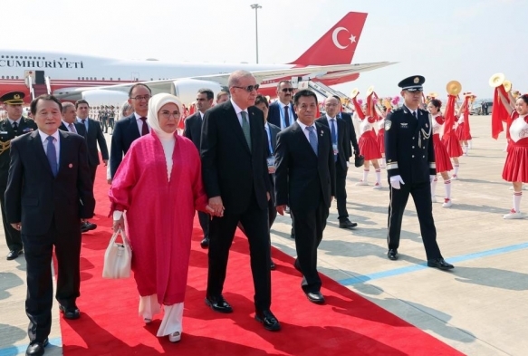 Cumhurbakan Erdoan in'de