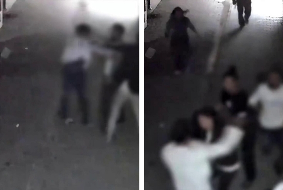 Dve dve baylttlar, araya giren kzlar da darbettiler