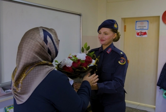 Minik Srma byd temen oldu